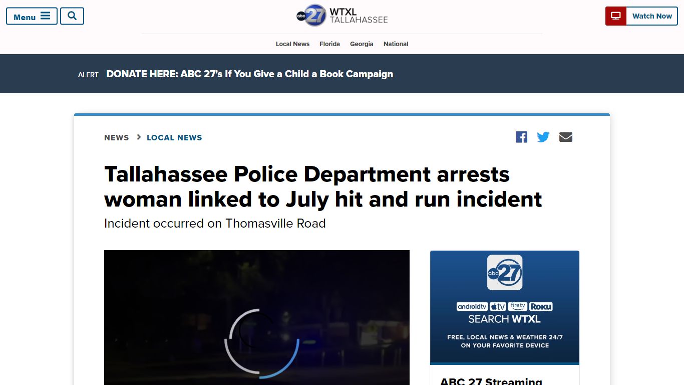 Tallahassee Police Department arrests woman linked to July hit and run ...